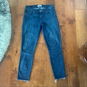 Paige Verdugo Raw Hem Ankle Jeans